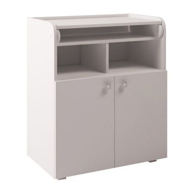 See more information about the Kudl Changing Table White 3 Shelves 2 Doors by Kidsaw