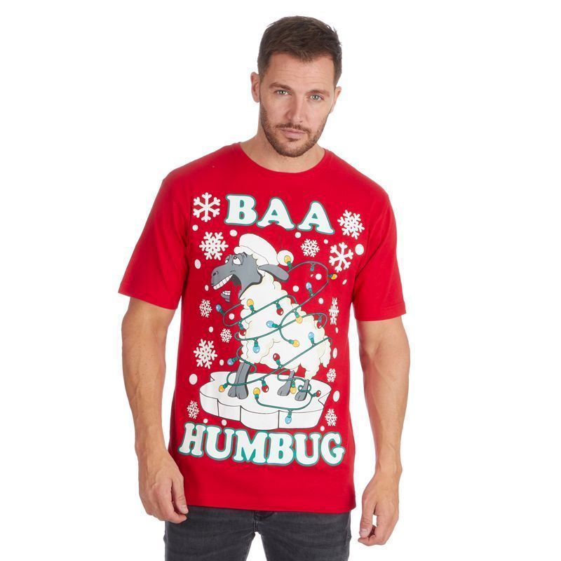 Baa Humbug Christmas T-Shirt - X Large