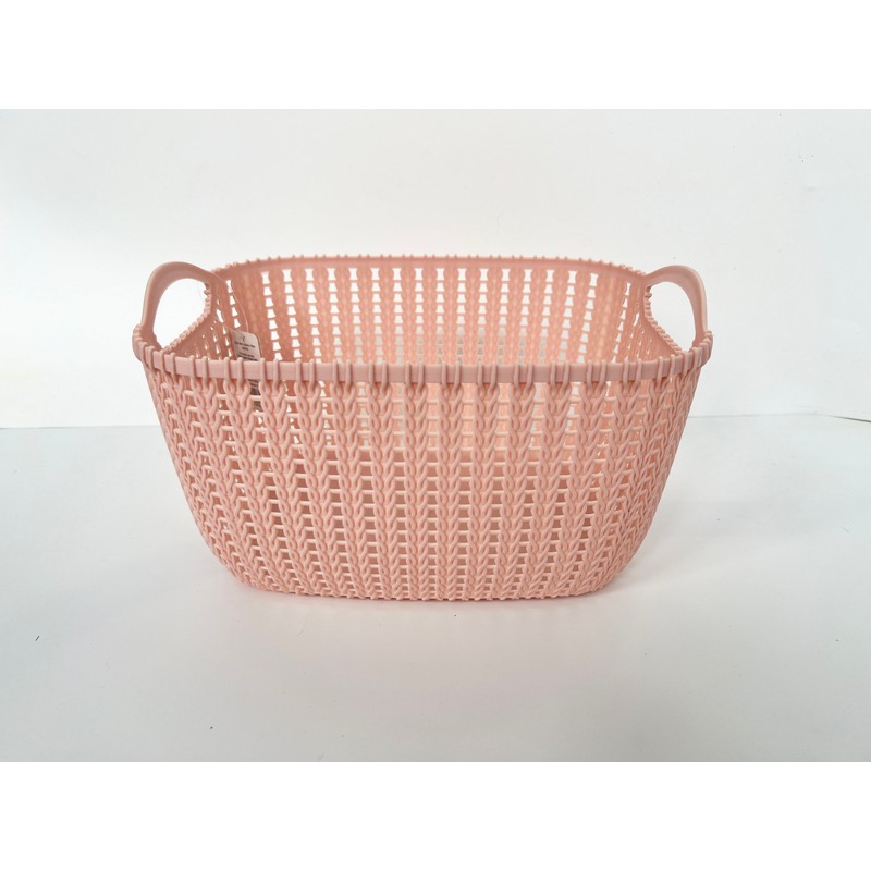 Plastic Basket 23.3 Litres - Pink by EA Living