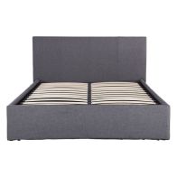 See more information about the Ascot Double Ottoman Bed Fabric Grey 5 x 7ft