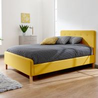 See more information about the Ashbourne Double Bed Fabric Yellow 5 x 7ft