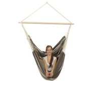 See more information about the Brasil Gigante Hammock Chair - Striped Brown & Mocca