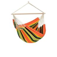 See more information about the Brasil Gigante Hammock Chair - Striped Green Multicoloured
