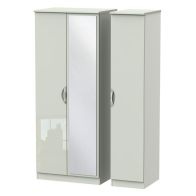 See more information about the Weybourne Tall Wardrobe Off-white 3 Doors