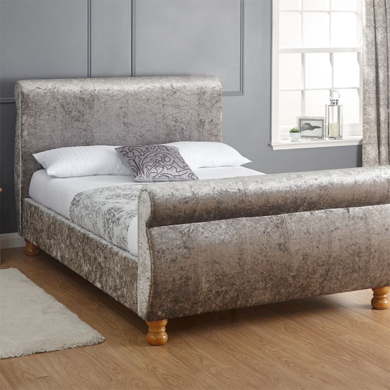 Chicago Double Bed Grey
