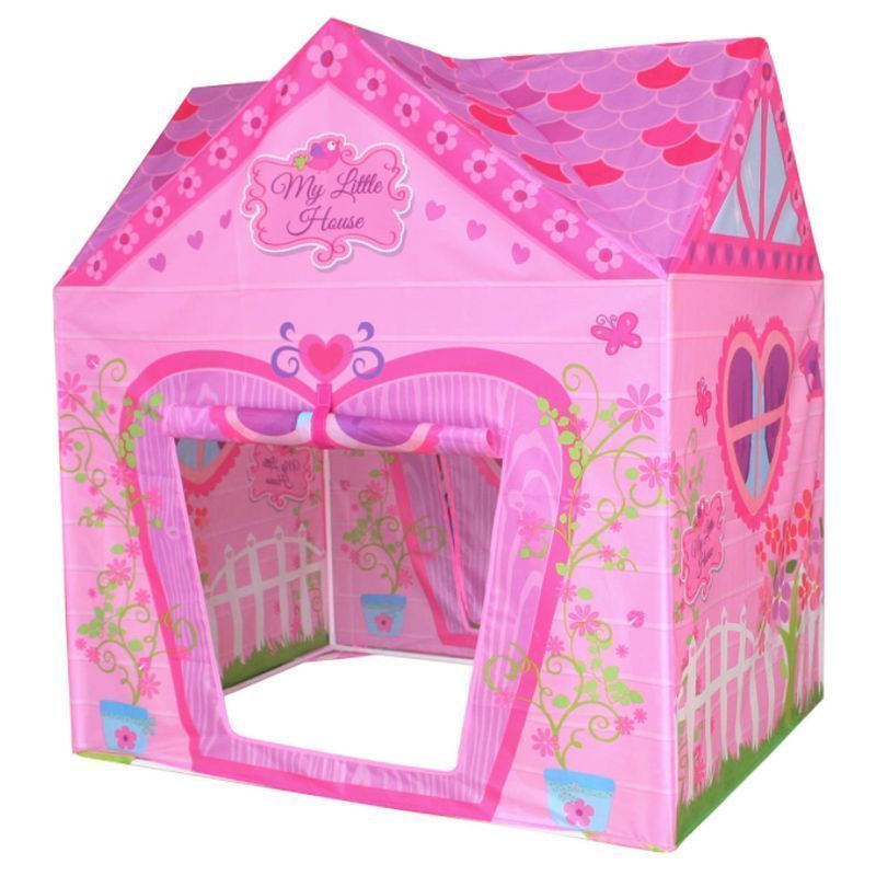 Wensum My Little House Play Tent Pink Playhouse Children Tent Den