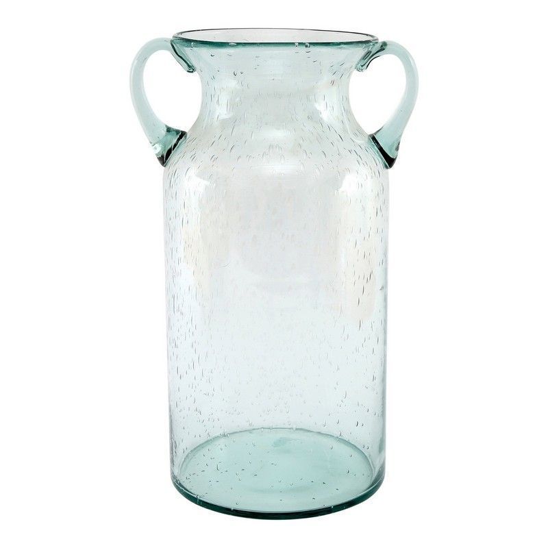 Vase Glass with Bubble Pattern - 25cm