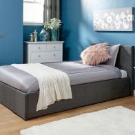 See more information about the Winston Single Ottoman Bed Fabric Grey 3 x 7ft