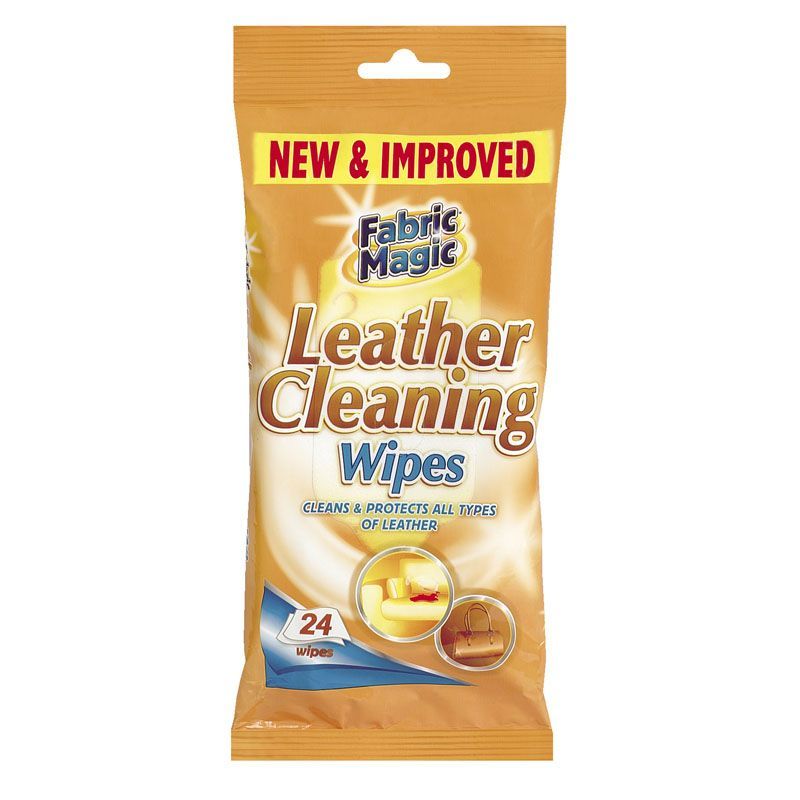 Leather Cleaning Wipes 24Pk