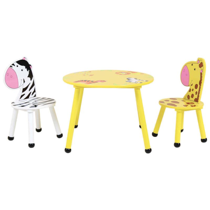 Wensum Jungle Safari Play Table With Two Chairs