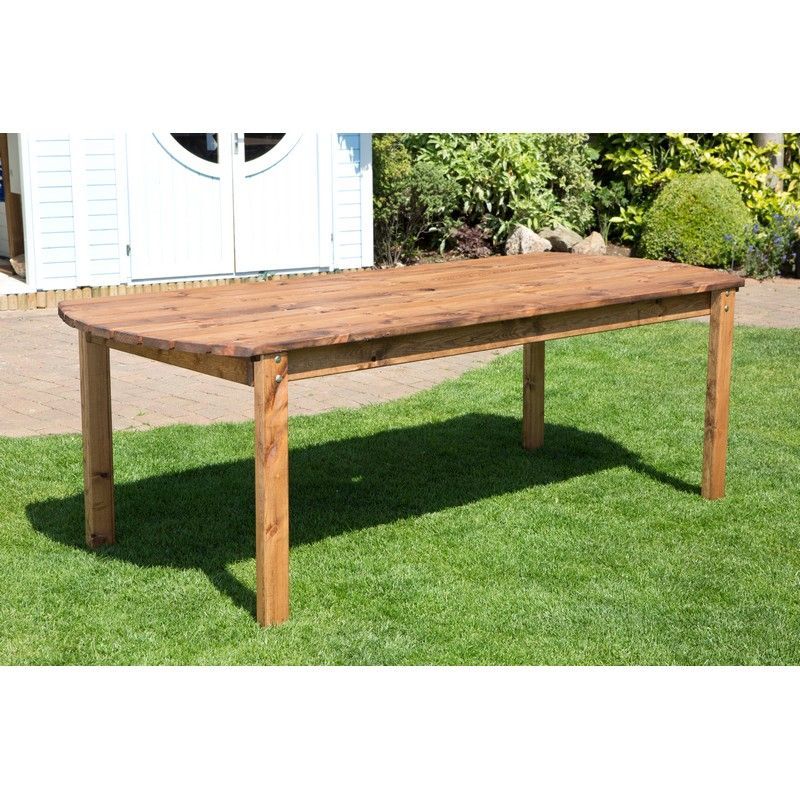 Scandinavian Redwood Garden Oval Table by Charles Taylor