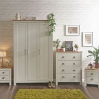See more information about the Lancaster 4 Piece Bedroom Furniture Set Cream