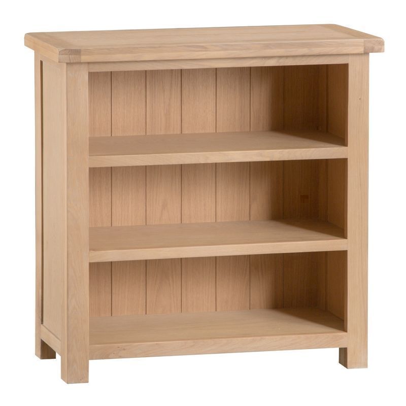 Monica Small Bookcase Oak 3 Shelf