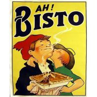 See more information about the Vintage Ah Bisto Sign Metal Wall Mounted - 40cm