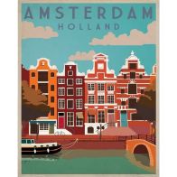 See more information about the Vintage Amsterdam Sign Metal Wall Mounted - 40cm
