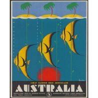 See more information about the Vintage Australia Sign Metal Wall Mounted - 40cm