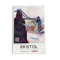 See more information about the Vintage British Railways Bristol Sign Metal Wall Mounted - 42cm