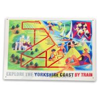 See more information about the Vintage British Railways Yorkshire Sign Metal Wall Mounted - 42cm