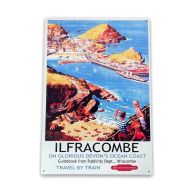 See more information about the Vintage British Railways Ilfracombe Sign Metal Wall Mounted - 42cm