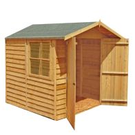 See more information about the Shire Ashworth 6' 11" x 7' 8" Apex Shed - Classic Dip Treated Overlap