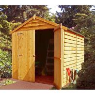 See more information about the Shire Cromer 6' 5" x 8' 1" Apex Shed - Premium Overlap
