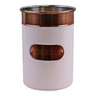 See more information about the Metal Utensil Holder 2.2 Litres - White & Copper