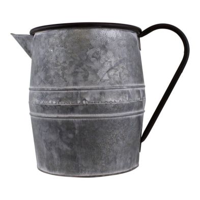 See more information about the Jug Planter Metal Silver - 34cm