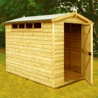 See more information about the Shire Security 9' 10" x 9' 10" Apex Shed - Premium Dip Treated Shiplap