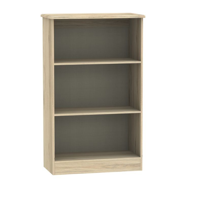 Colby Tall Bookcase Natural 3 Shelves