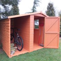 See more information about the Shire Sherringham 7' 3" x 6' 4" Apex Garden Store - Premium Dip Treated Shiplap