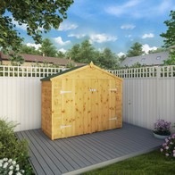 See more information about the Mercia 6' 5" x 2' 7" Pent Bike Store - Premium Dip Treated Shiplap