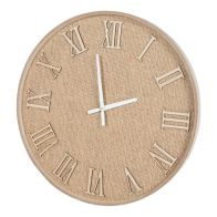 See more information about the Clock Hessian Wall Mounted - 50cm