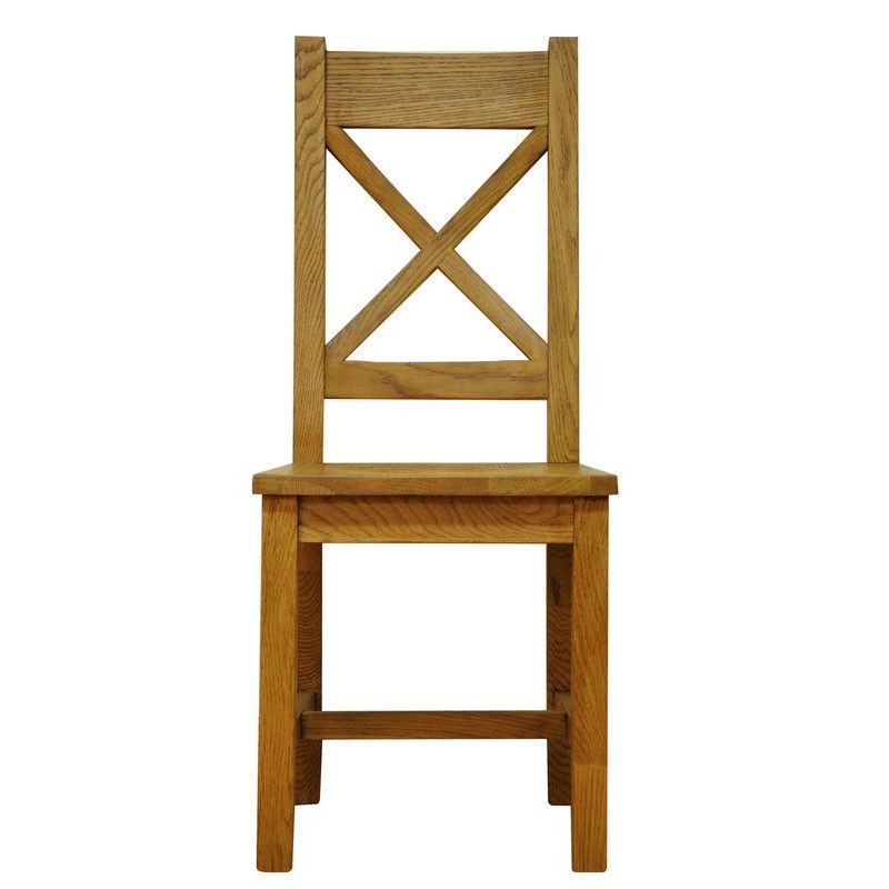 Montacute Cross Back Dining Chair Oak