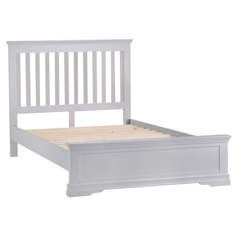 Swafield Double Bed Grey & Pine