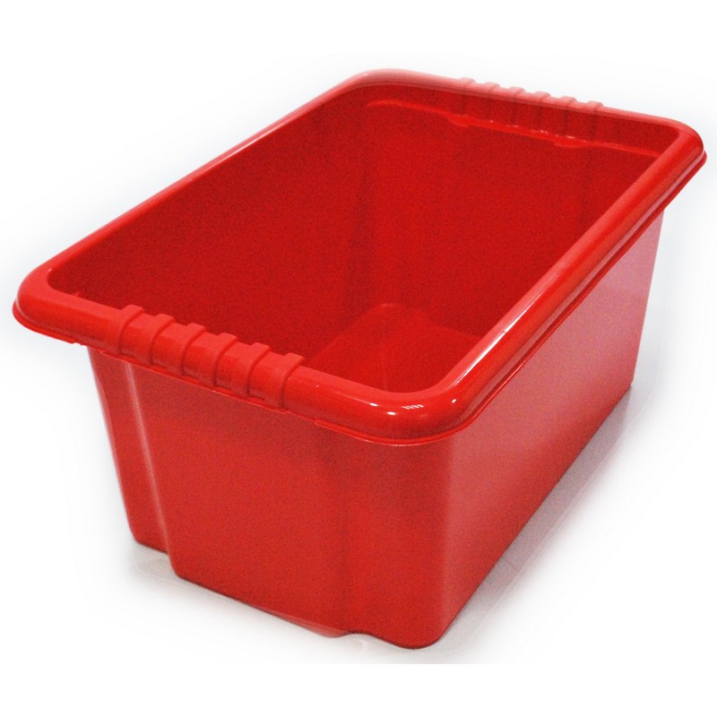 Plastic Storage Box 13 Litres - Red by TML