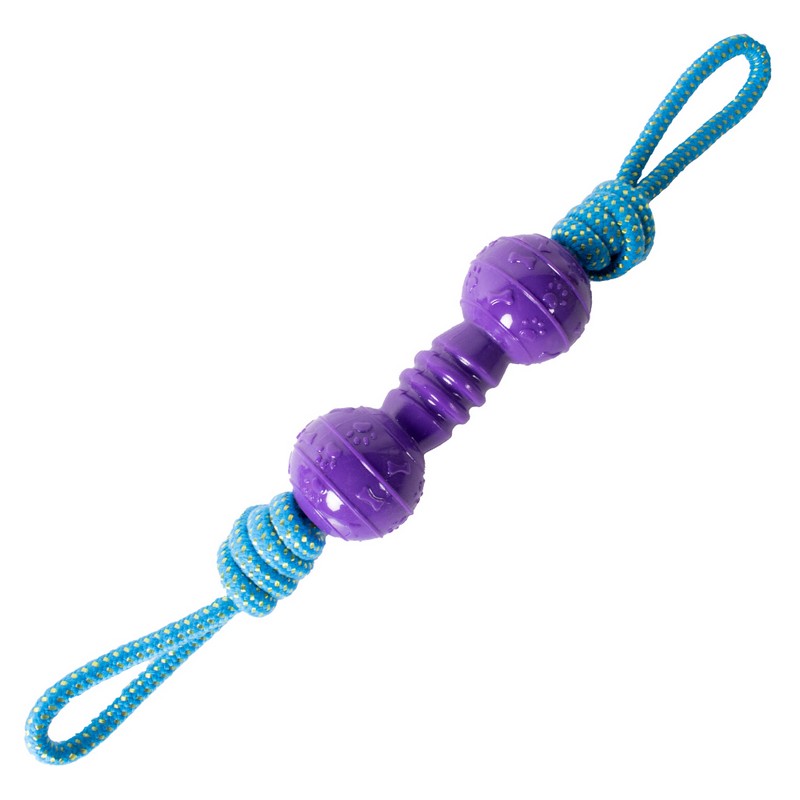 Dog Tug Toy Blue Rubber 49cm by Ministry of Pets