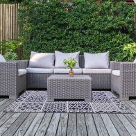 See more information about the Garden Patio Rug by Wensum Maroc Blue and Grey - 300x240cm